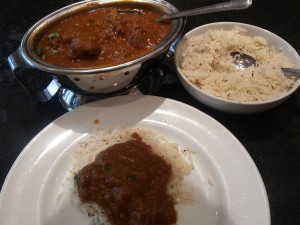 A dinner stop of Indian cuisine to mark Diwali festival of light with one plate of delish rogan josh